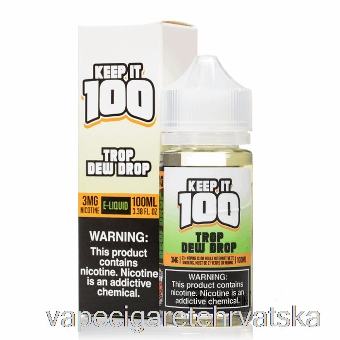 Vape Cigarete Trop Kapljica Rose - Zadrži 100 - 100 Ml 0 Mg